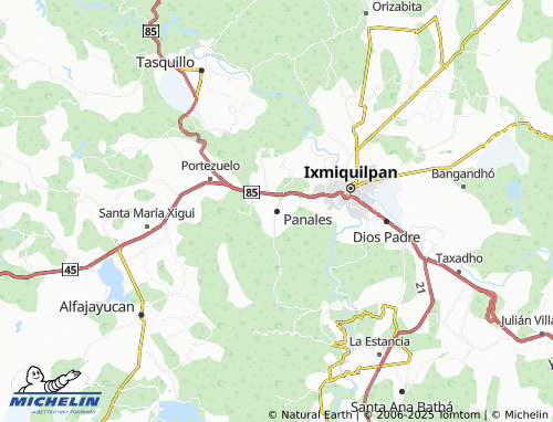 MICHELIN Panales map - ViaMichelin