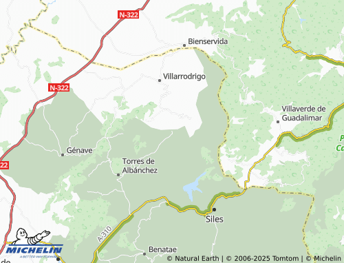 MICHELIN Los Maridos map - ViaMichelin