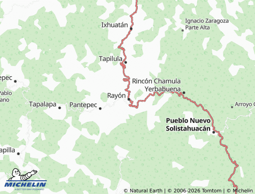 Mappa MICHELIN San Antonio Parte Alta - ViaMichelin