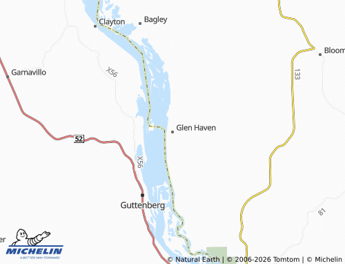 Carte MICHELIN Glen Haven - ViaMichelin