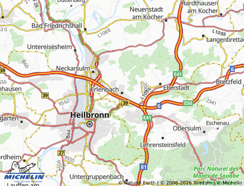 Mapa MICHELIN Erlenbach - ViaMichelin
