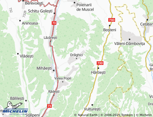 MICHELIN Drăghici map - ViaMichelin