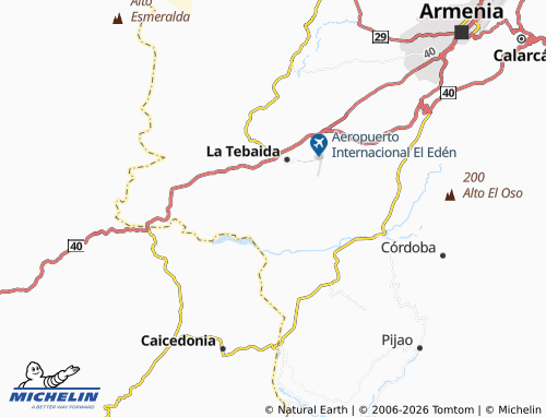 Carte MICHELIN El Cinco - ViaMichelin