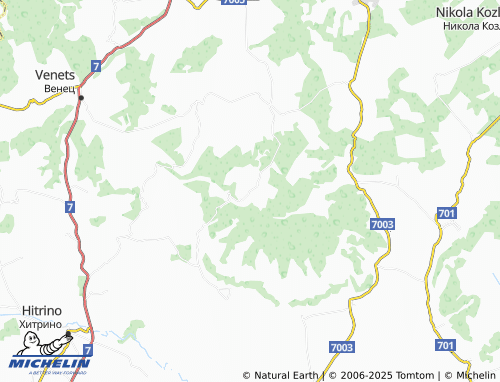 MICHELIN Stanovets map - ViaMichelin