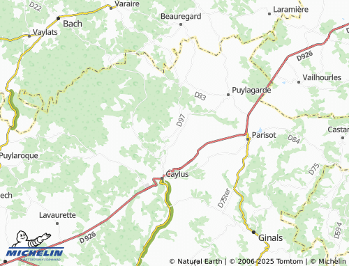 MICHELIN La Barrière map - ViaMichelin