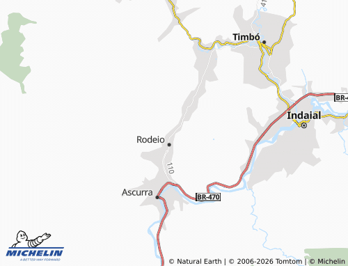 MICHELIN Gávea map - ViaMichelin