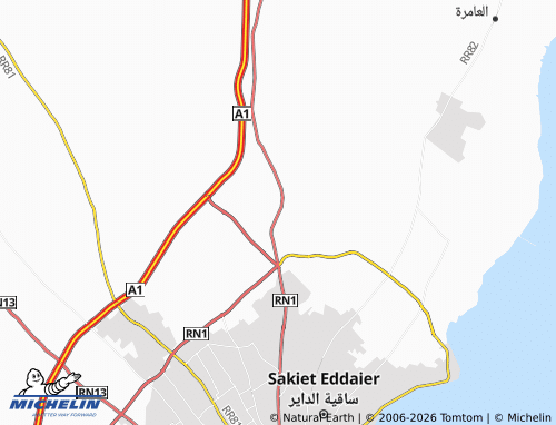 Mappa MICHELIN Seedi Salih - ViaMichelin