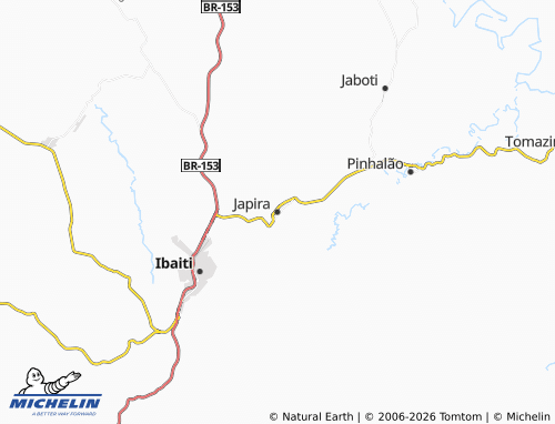 Mapa MICHELIN Japira - ViaMichelin