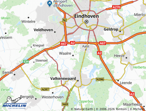 MICHELIN-Landkarte Waalre - ViaMichelin