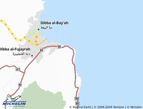 MICHELIN Al Faqeet map - ViaMichelin