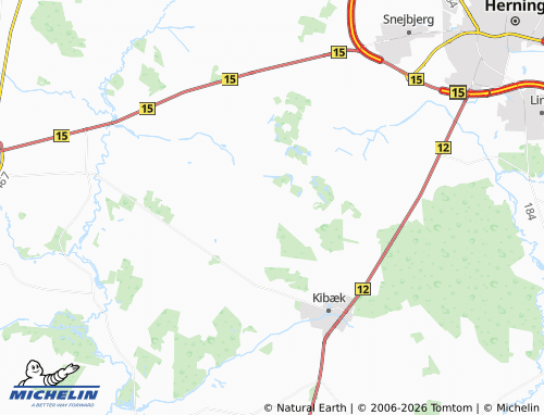 Mapa MICHELIN Fjelstervang - ViaMichelin