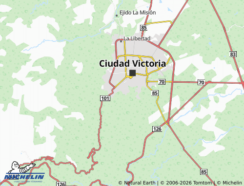 MICHELIN Morena map - ViaMichelin