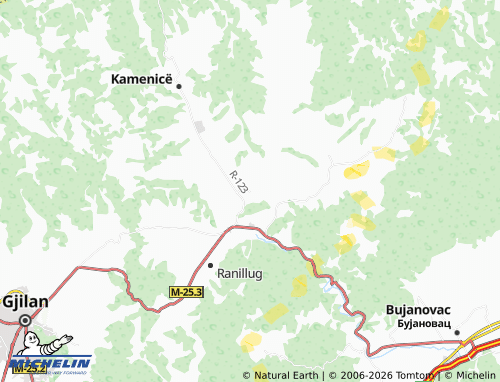 Carte MICHELIN Topanicë - ViaMichelin