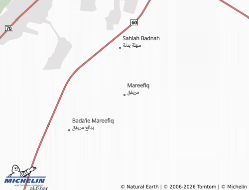 Carte MICHELIN Mareefiq - ViaMichelin