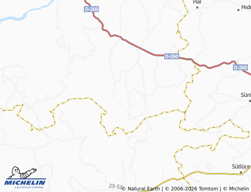MICHELIN Akgömlek map - ViaMichelin