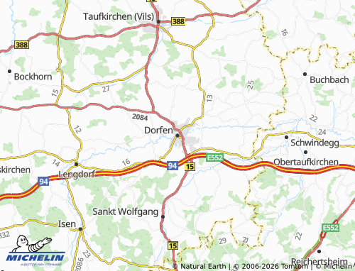 MICHELIN Dorfen map - ViaMichelin