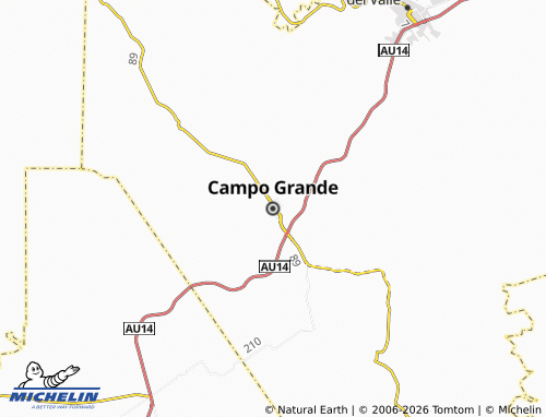 Mappa MICHELIN Campo Grande - ViaMichelin