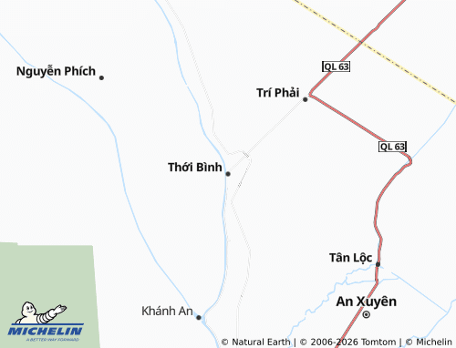 MICHELIN-Landkarte Thới Bình - ViaMichelin