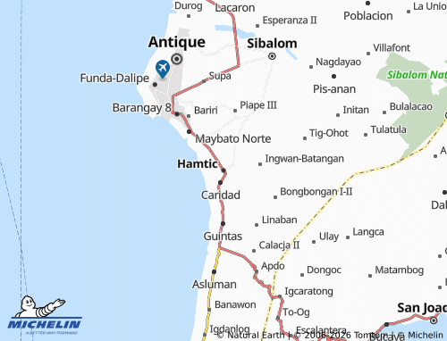 Mappa MICHELIN Hamtic - ViaMichelin
