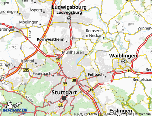 Carte MICHELIN Freiberg - ViaMichelin