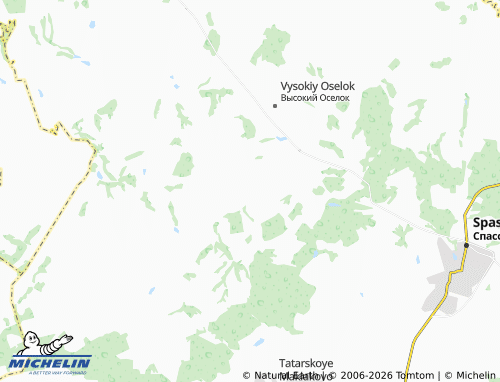 MICHELIN-Landkarte Dolgoye Pole - ViaMichelin