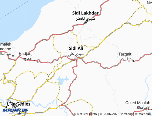 Mappa MICHELIN Seedi Ali - ViaMichelin