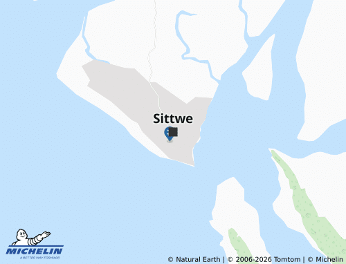 Mapa MICHELIN Sittwe - ViaMichelin