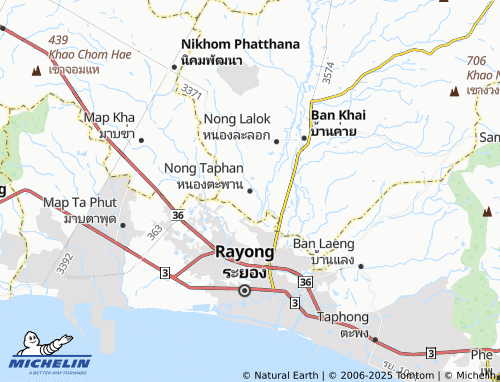 MICHELIN Nong Taphan map - ViaMichelin