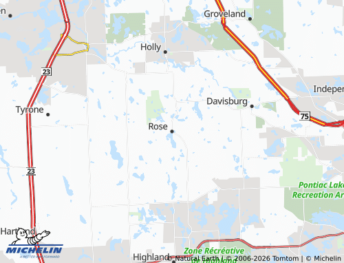Mapa MICHELIN Rose - ViaMichelin