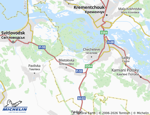 Mappa MICHELIN Stara Biletskivka - ViaMichelin