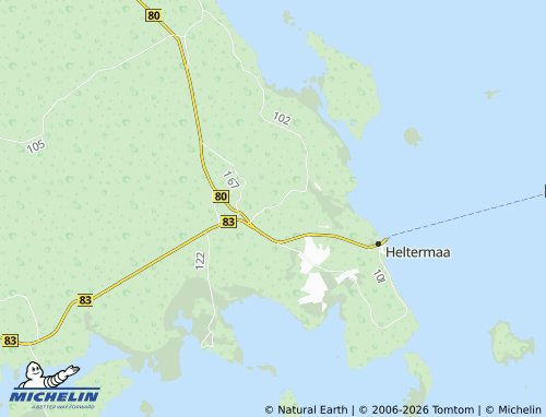 Mapa MICHELIN Hilleste - ViaMichelin