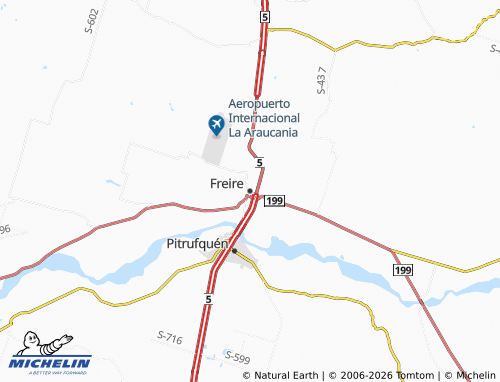 Mappa MICHELIN Freire - ViaMichelin