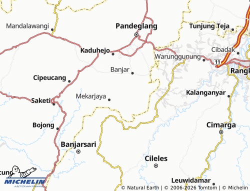 Mapa MICHELIN Cibodas - ViaMichelin