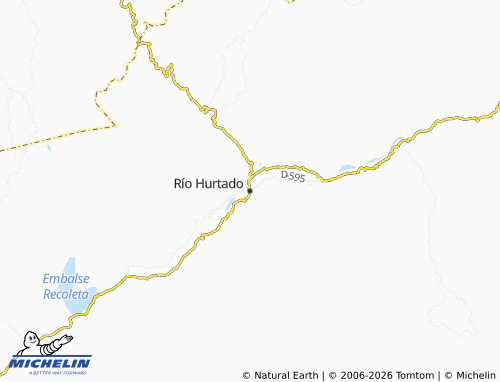 MICHELIN-Landkarte Río Hurtado - ViaMichelin