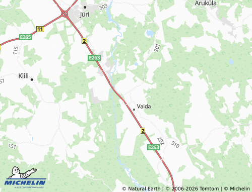 MICHELIN Suuresta map - ViaMichelin