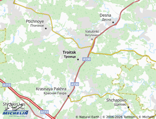 Carte MICHELIN Troitsk - ViaMichelin