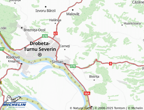 MICHELIN Dedovița Nouă map - ViaMichelin