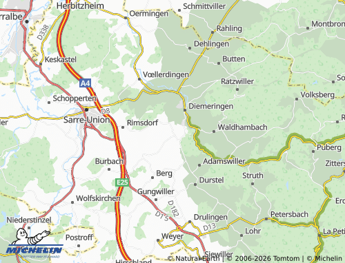 Mapa MICHELIN Mackwiller - ViaMichelin