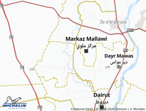 Mappa MICHELIN Nazlat al-Badraman - ViaMichelin