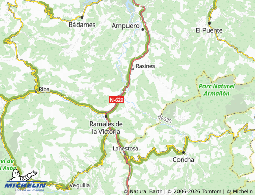 Mapa MICHELIN Gibaja - ViaMichelin