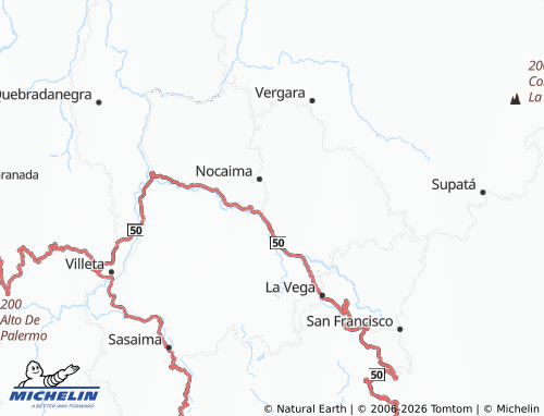 Kaart MICHELIN Volcán - ViaMichelin