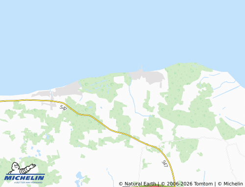 MICHELIN-Landkarte Tvedhuse - ViaMichelin