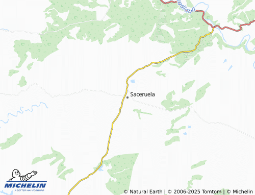 MICHELIN Saceruela map - ViaMichelin