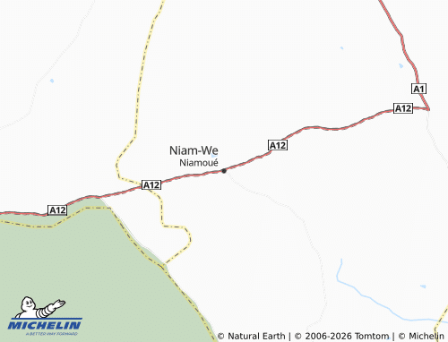 MICHELIN-Landkarte Niamoué - ViaMichelin