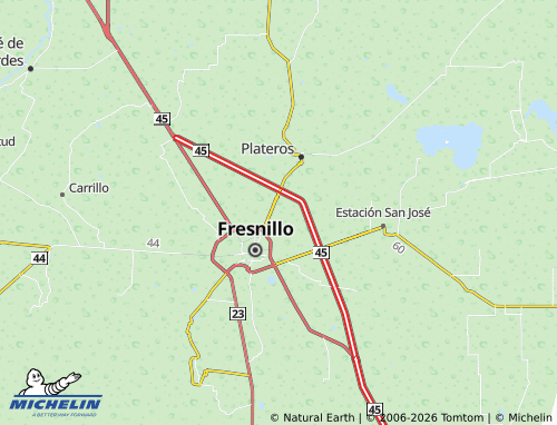 Mapa MICHELIN Real de Fresnillo - ViaMichelin