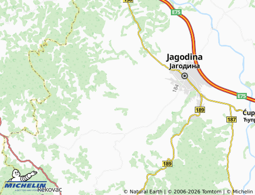 Mapa MICHELIN Međureč - ViaMichelin