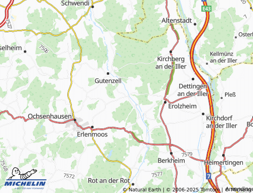 Mapa MICHELIN Edelbeuren - ViaMichelin