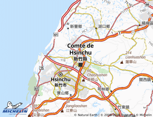 Mappa MICHELIN zhu bei shi - ViaMichelin