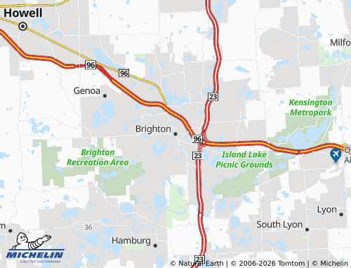 Mappa MICHELIN Brighton - ViaMichelin