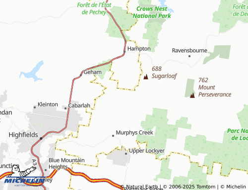 MICHELIN Fifteen Mile map - ViaMichelin
